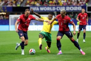 Czechia and South Africa players in FIFA World Cup 2026 Group A match