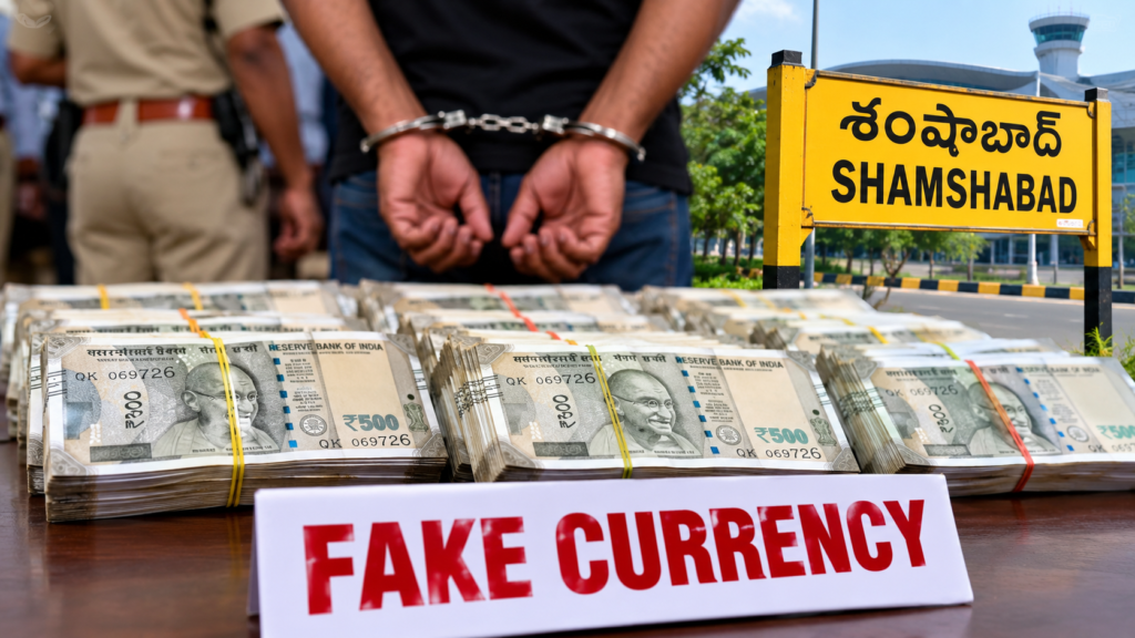 Fake Currency Case : శంషాబాద్‌లో నకిలీ నోట్ల కలకలం